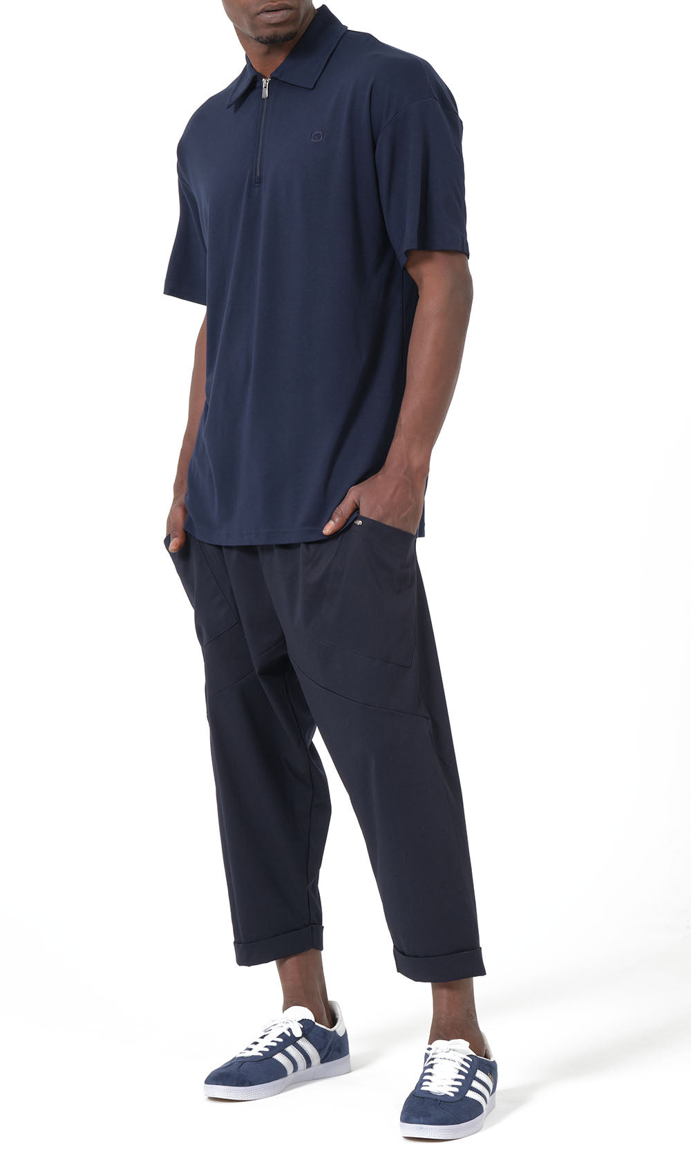 QTS1012 Design S26 Sarouel in Navy