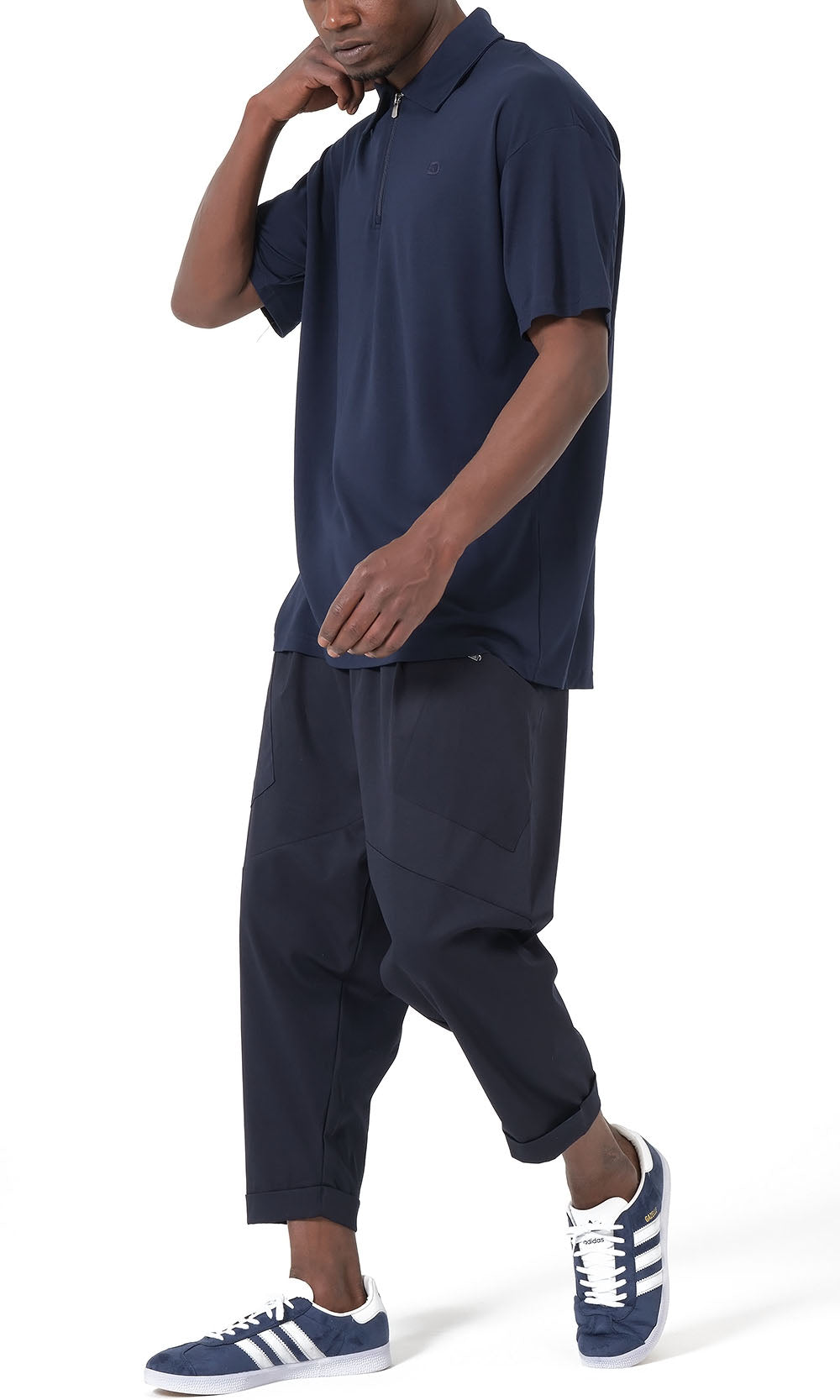 QTS1012 Design S26 Sarouel in Navy