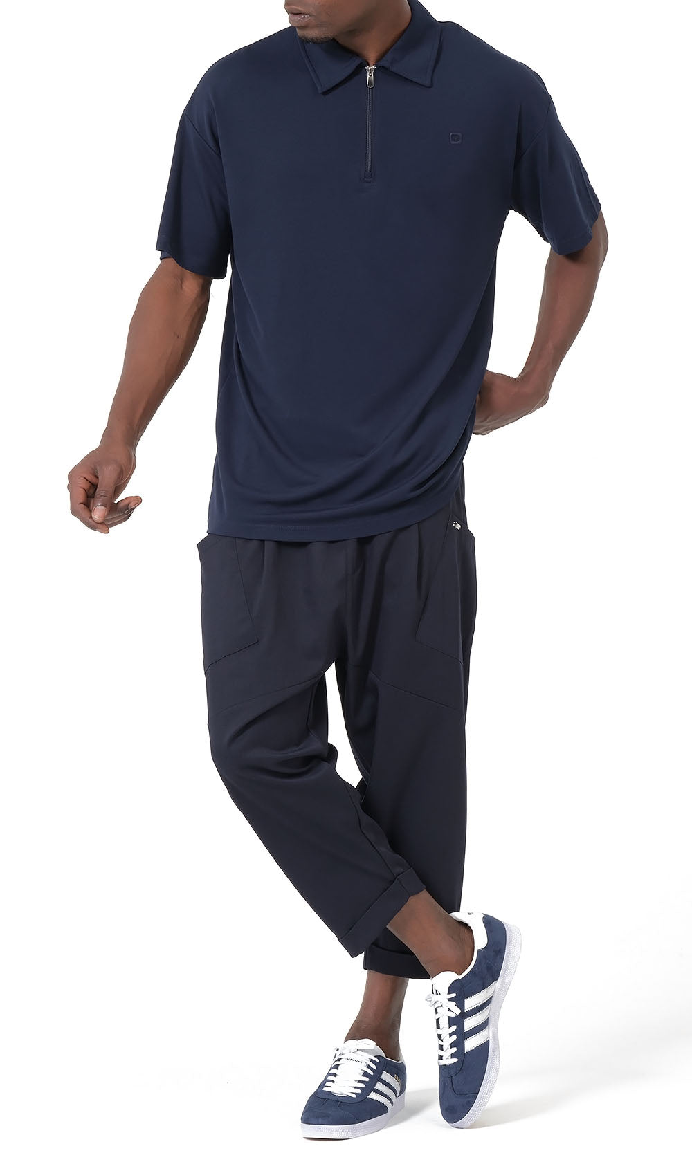 QTS1012 Design S26 Sarouel in Navy