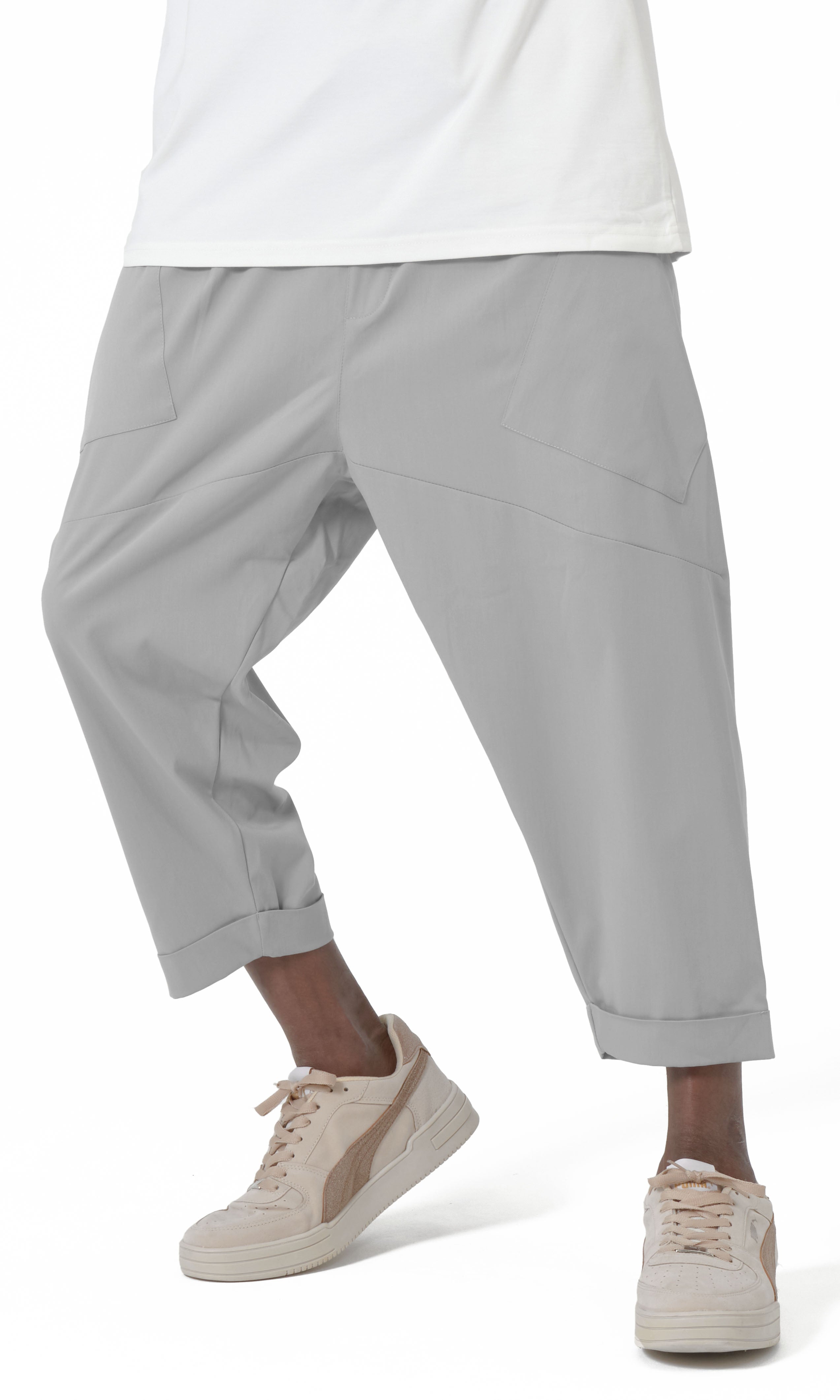 QTS1012 Design S26 Sarouel in Light Grey