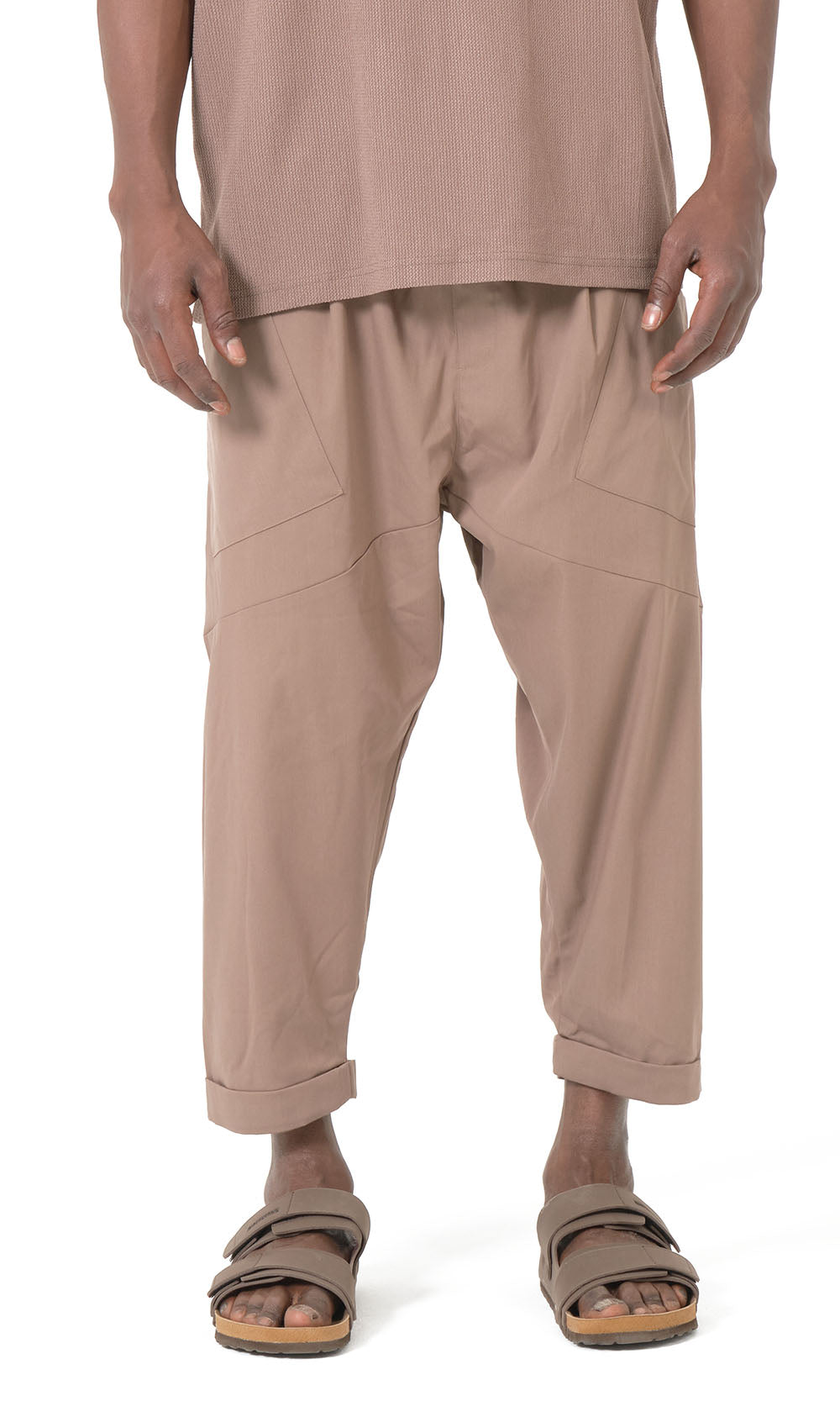 QTS1012 Design S26 Sarouel in Taupe