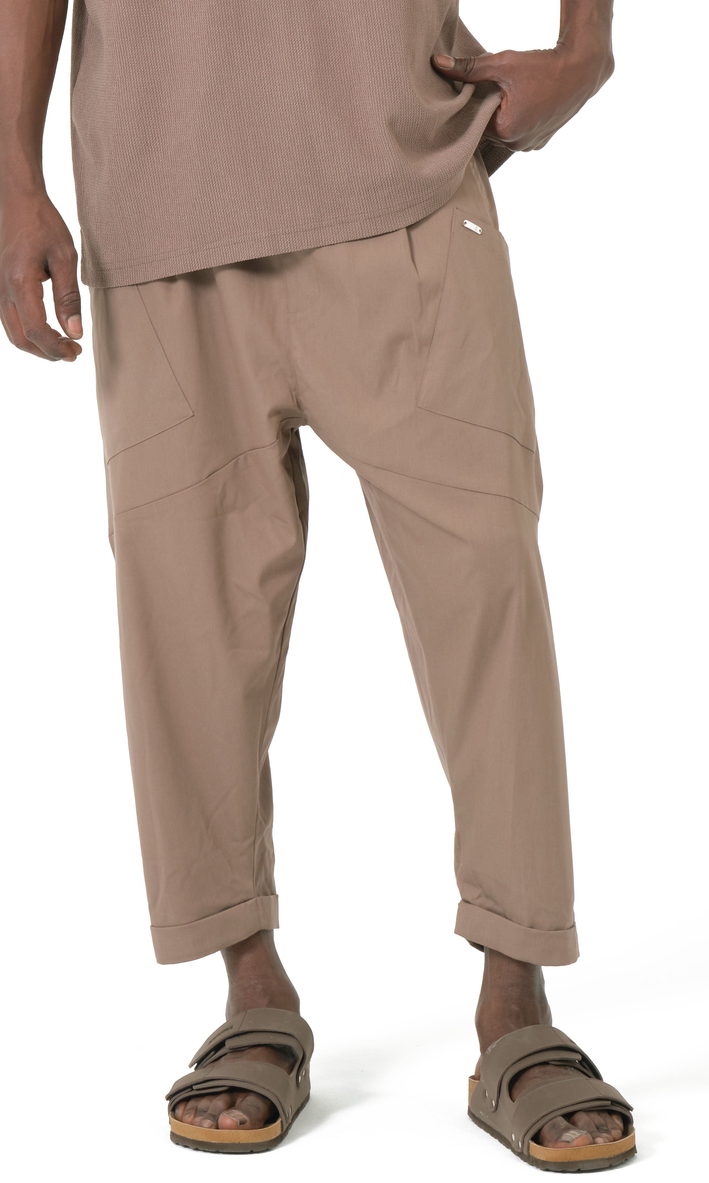 QTS1012 Design S26 Sarouel in Taupe