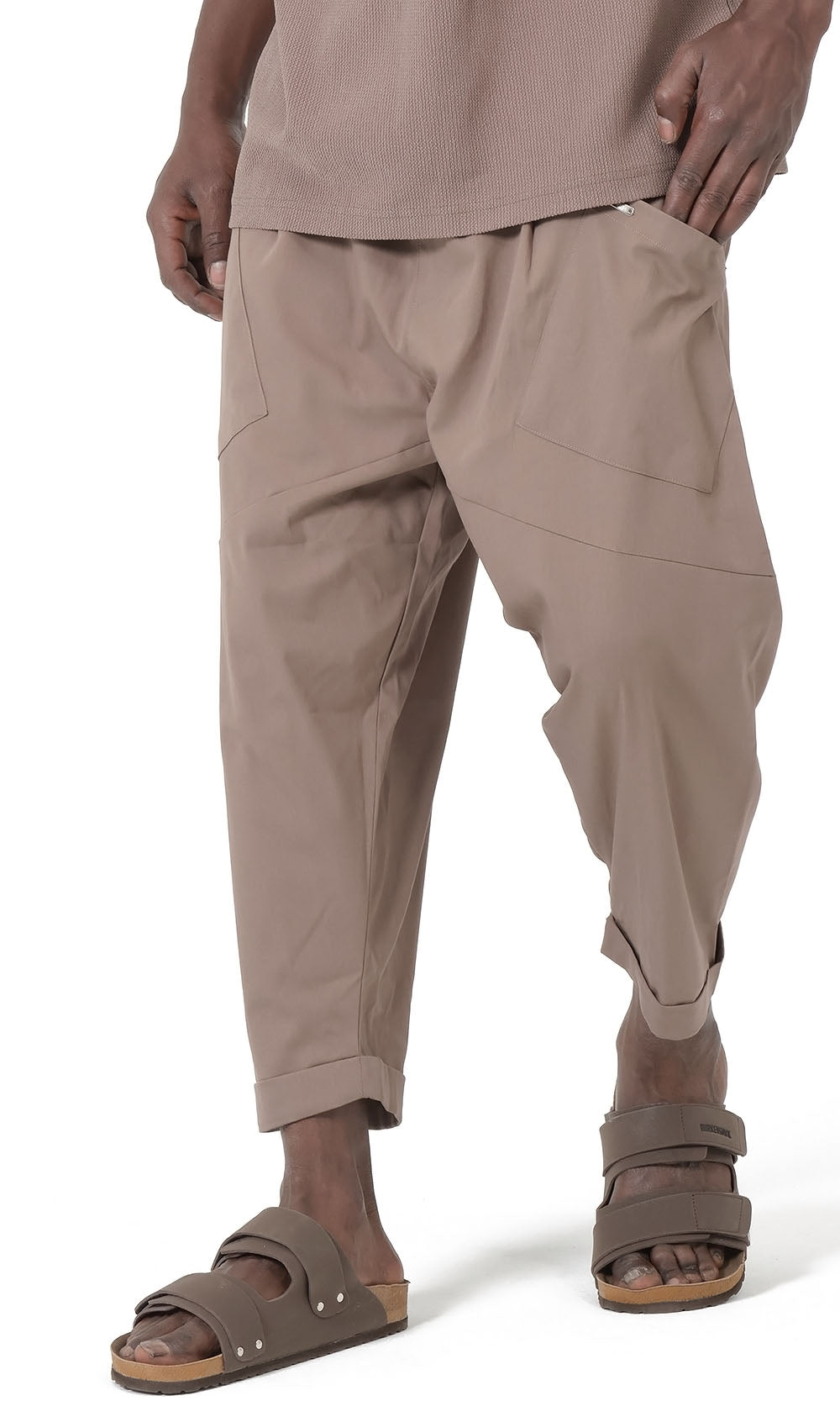 QTS1012 Design S26 Sarouel in Taupe