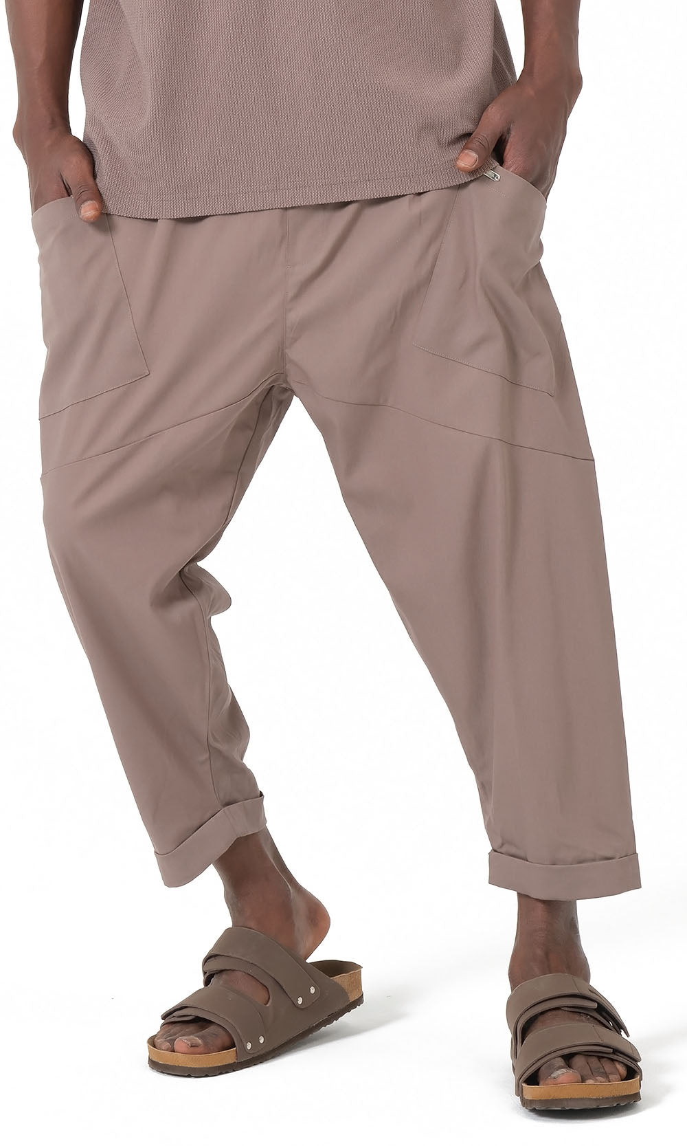 QTS1012 Design S26 Sarouel in Taupe