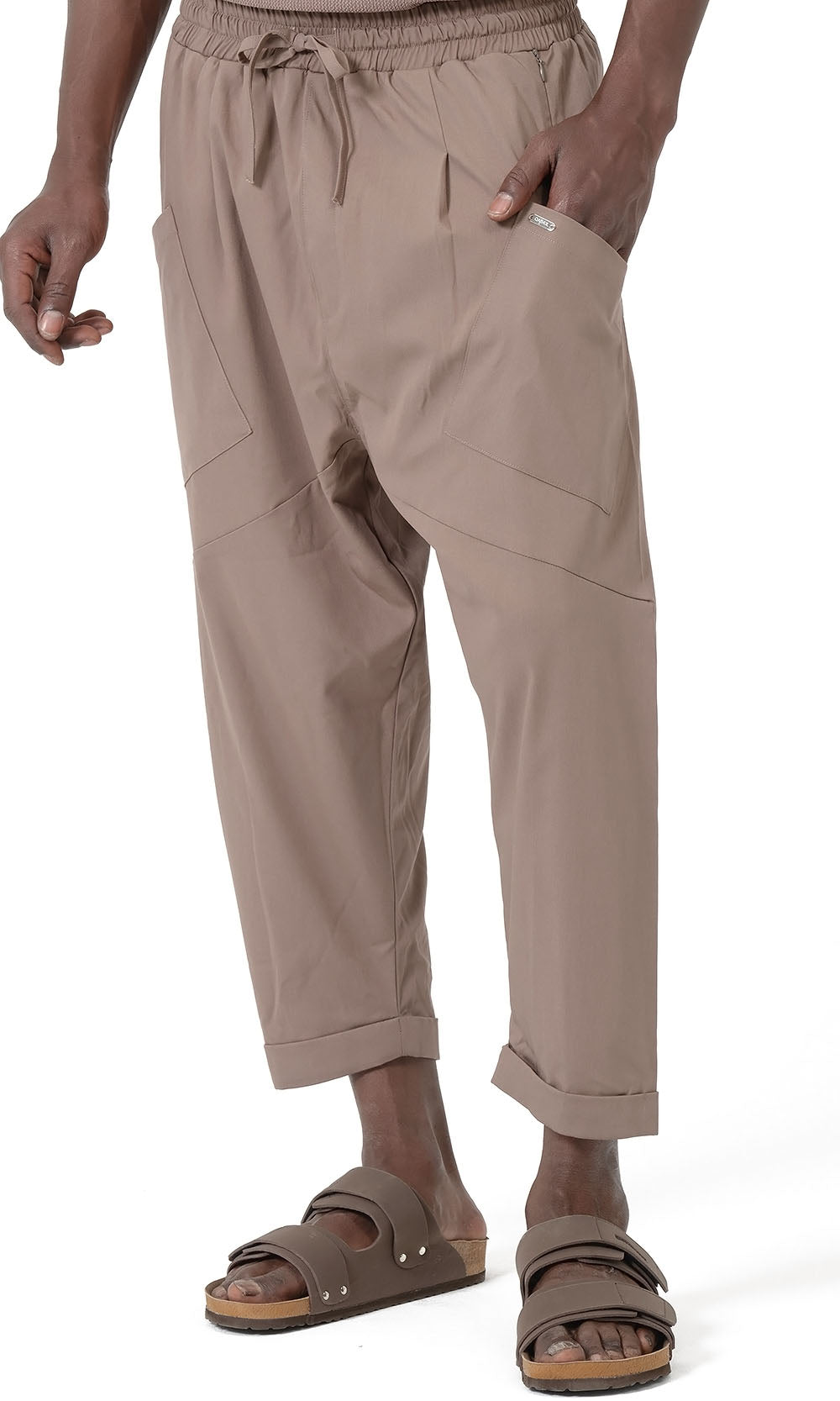QTS1012 Design S26 Sarouel in Taupe