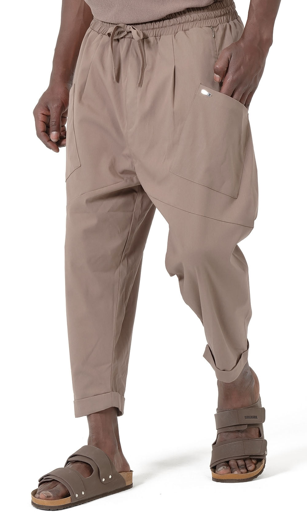 QTS1012 Design S26 Sarouel in Taupe