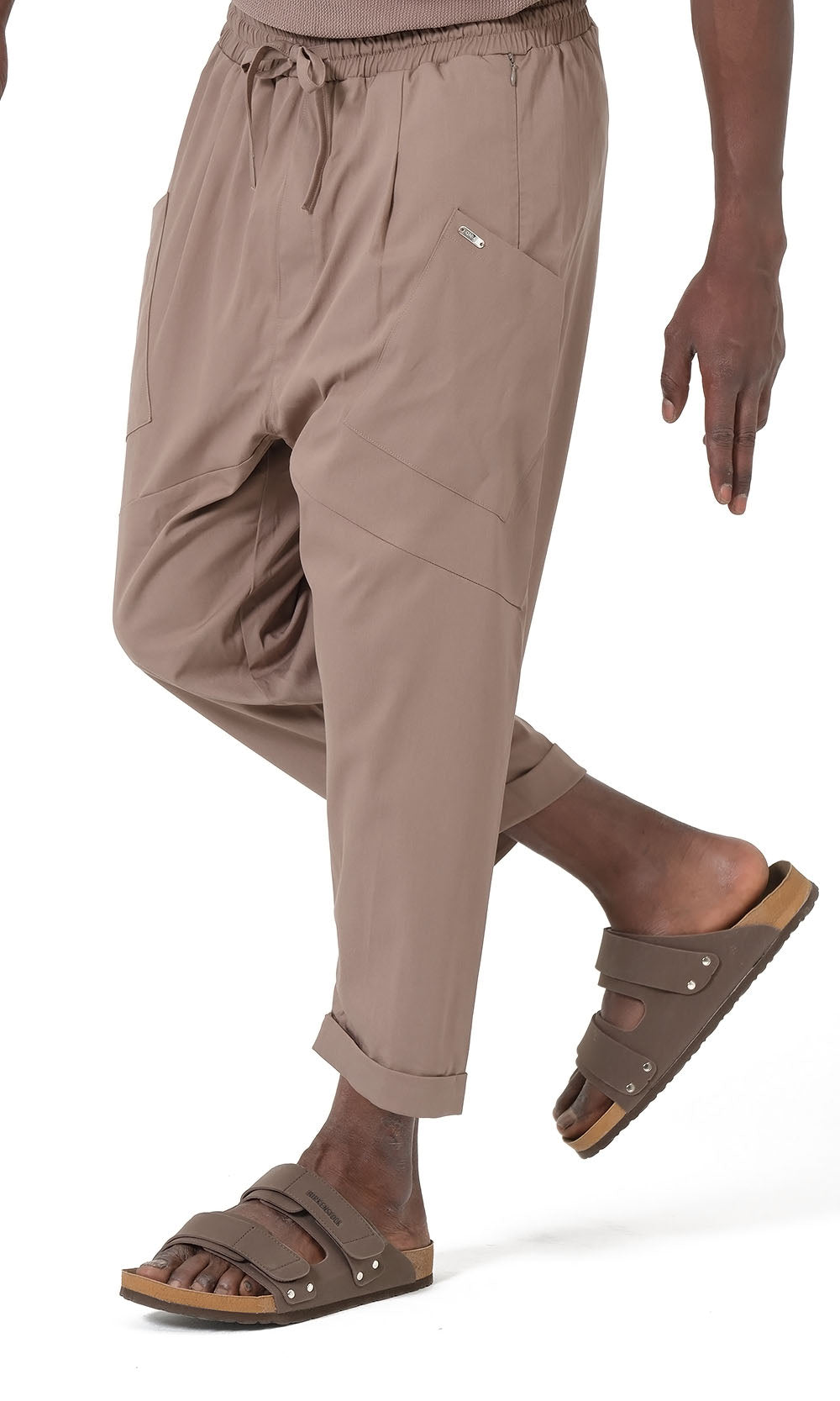 QTS1012 Design S26 Sarouel in Taupe