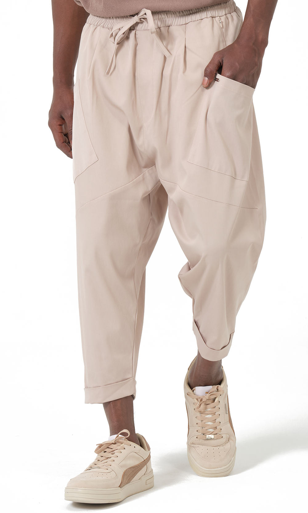 QTS1012 Design S26 Sarouel in Beige