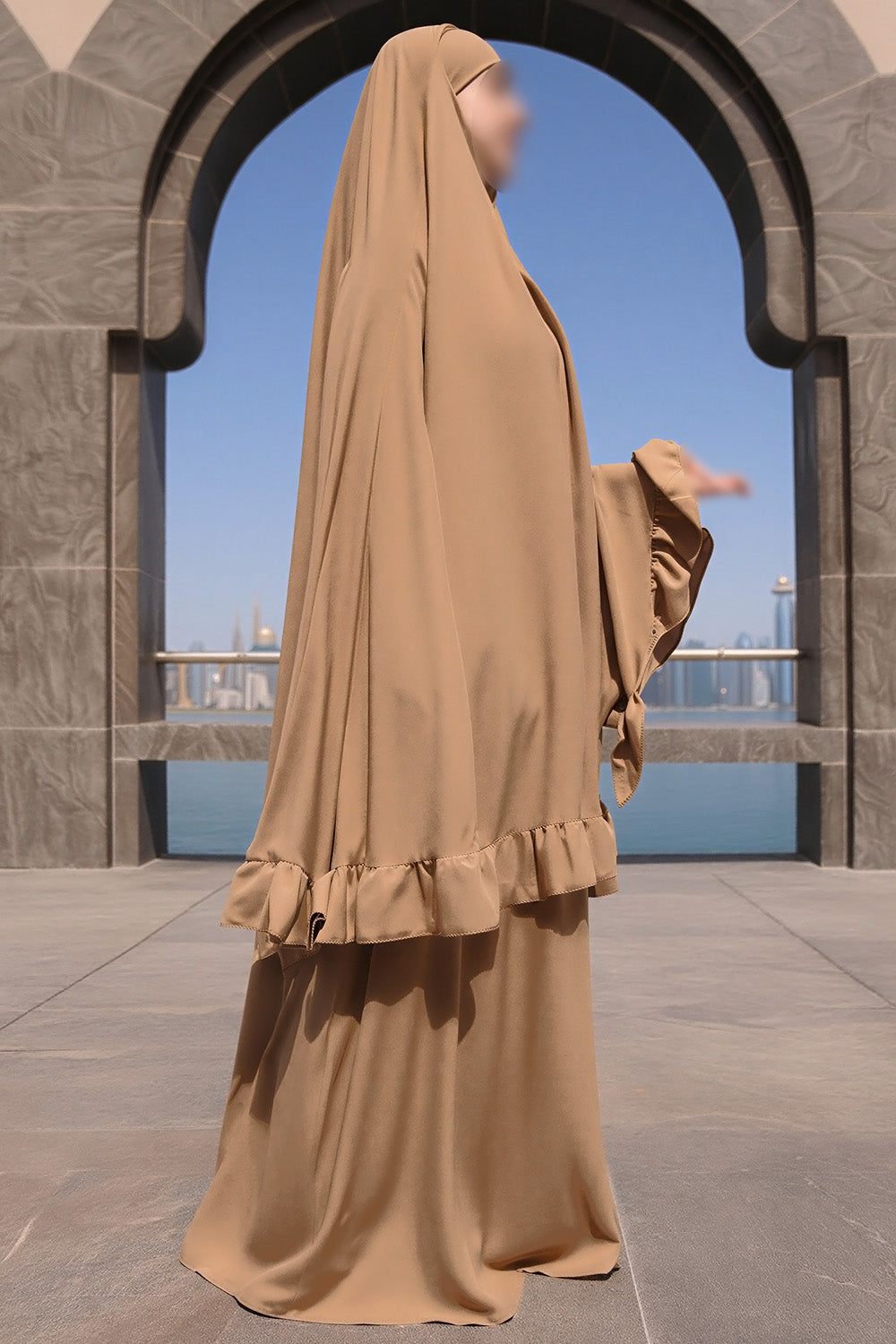 SB Prayer Set Jersey ES003 in Camel