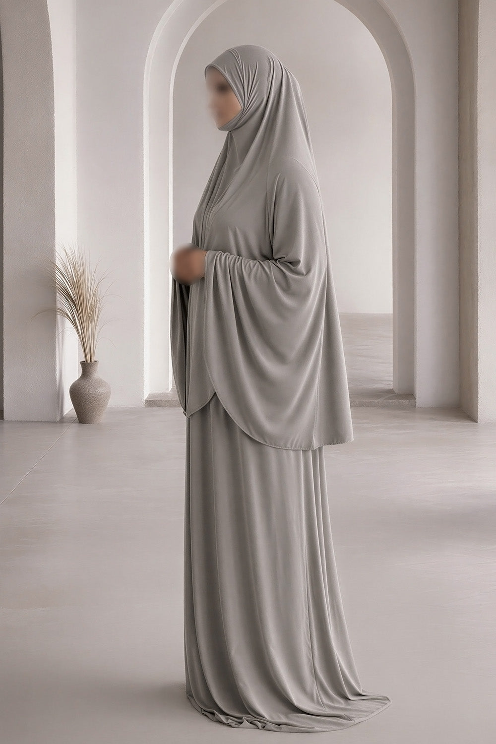 SB Salat Set Jersey ES006 in lichtgrijs