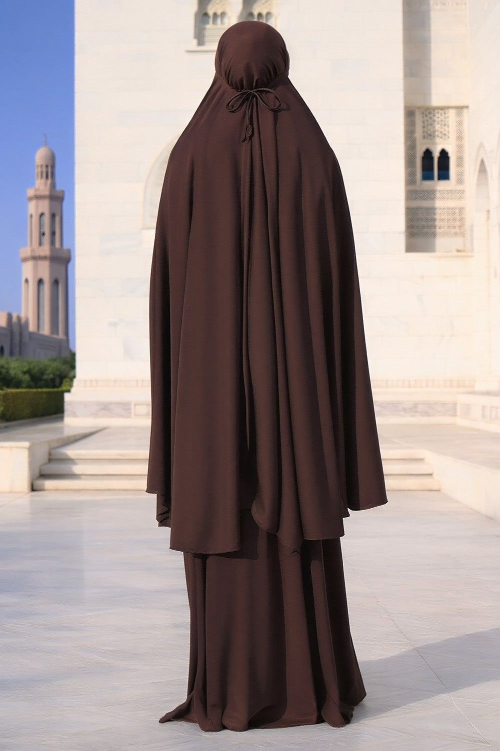 SB Salat Set Jersey ES007 in donkerbruin