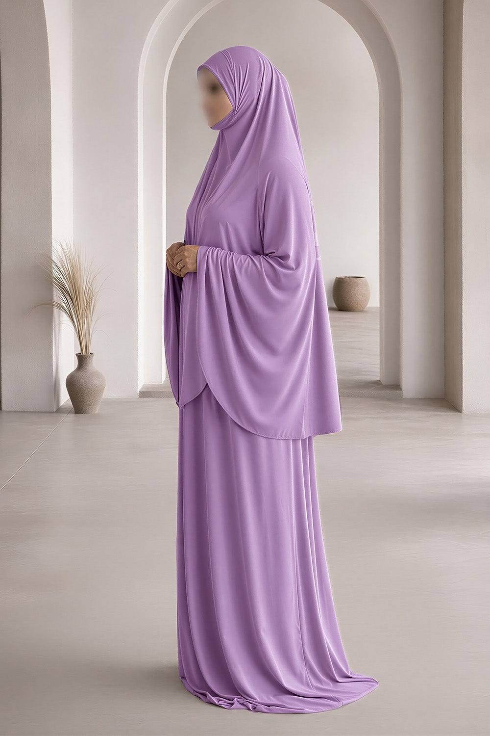 SB Salat Set Jersey ES006 in Lila